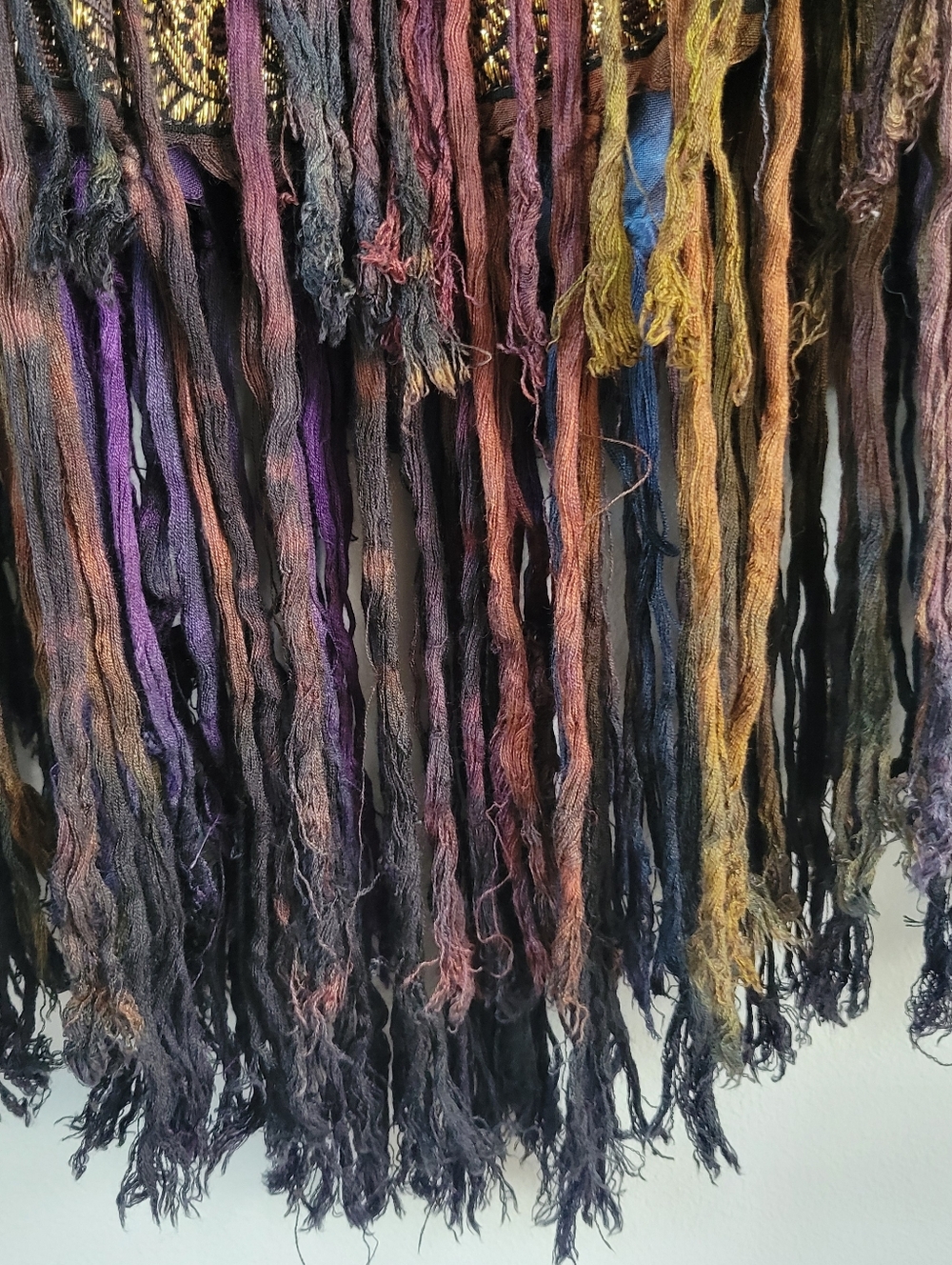 Tie Die Tassle Hippie Boho Women's One Size Skirt Festival Coachella Western - Picture 7 of 7